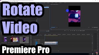 How to Rotate a video in Premiere Pro (Portrait to Landscape) screenshot 5