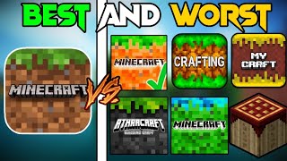 Playing 50 BEST AND WORST Minecraft Clone Games!... screenshot 3