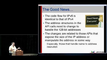 Adapting Your Network Code For IPv6 Support - ELC 2012