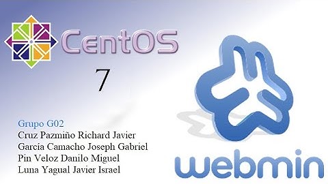 Instalación del webmin en CentOS 7