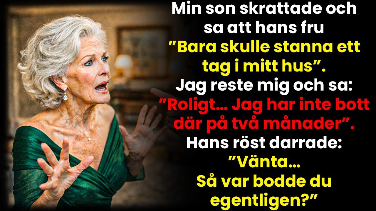 Min Son Gav Nycklarna Till Mitt Hus Till Sin Fru – Han Visste Inte Att Jag Redan Hade Gått…