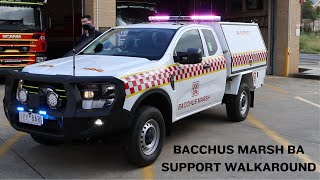 CFA // NEW Bacchus Marsh BA Support Ford Ranger - Walkaround + Light / Siren Demos - Bacchus Marsh