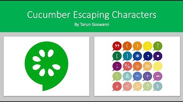 Cucumber Escape Special Characters