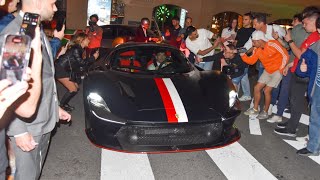 CHARLES LECLERC Causes CHAOS in Monaco before the Monaco F1 Grand Prix with his Ferrari Daytona SP3!