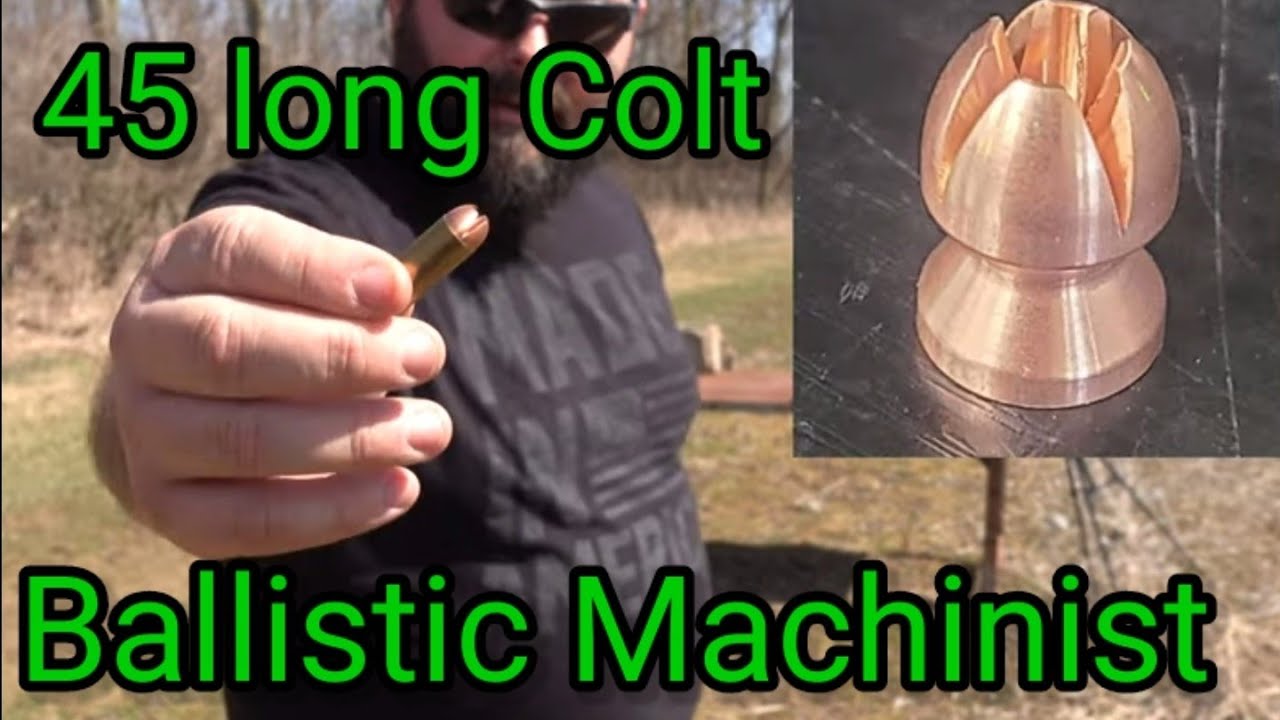 45 Long Colt copper pellet VS Ballistics Gel