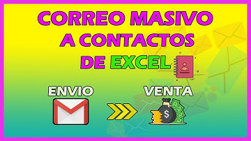 📧 EMAIL MASIVOS a CONTACTOS de EXCEL (Plantilla para descargar)