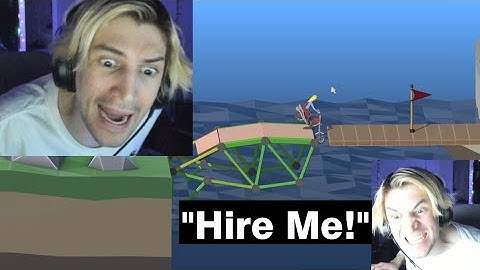 Hire xQc If You Need An Engineer - Poly Bridge 2 Highlights