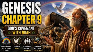 Genesis Chapter 9 Explained | God's Covenant with Noah, the Rainbow & Life Lessons | Bible Story