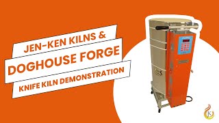 Jen-Ken Kilns Knife Kiln demonstrated by Doghouse Forge