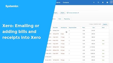 Xero: Emailing or adding bills and receipts into Xero
