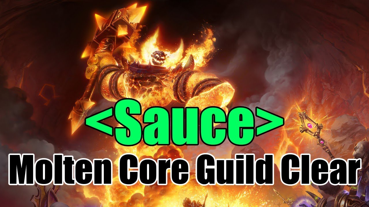 Molten Core Full Clear Sauce Guild Classic WoW Shaman POV
