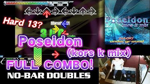 [NO BAR DDR] Poseidon (kors k mix) DOUBLE EXPERT 13 FULL COMBO | played by Extraordiberry (OutFox)