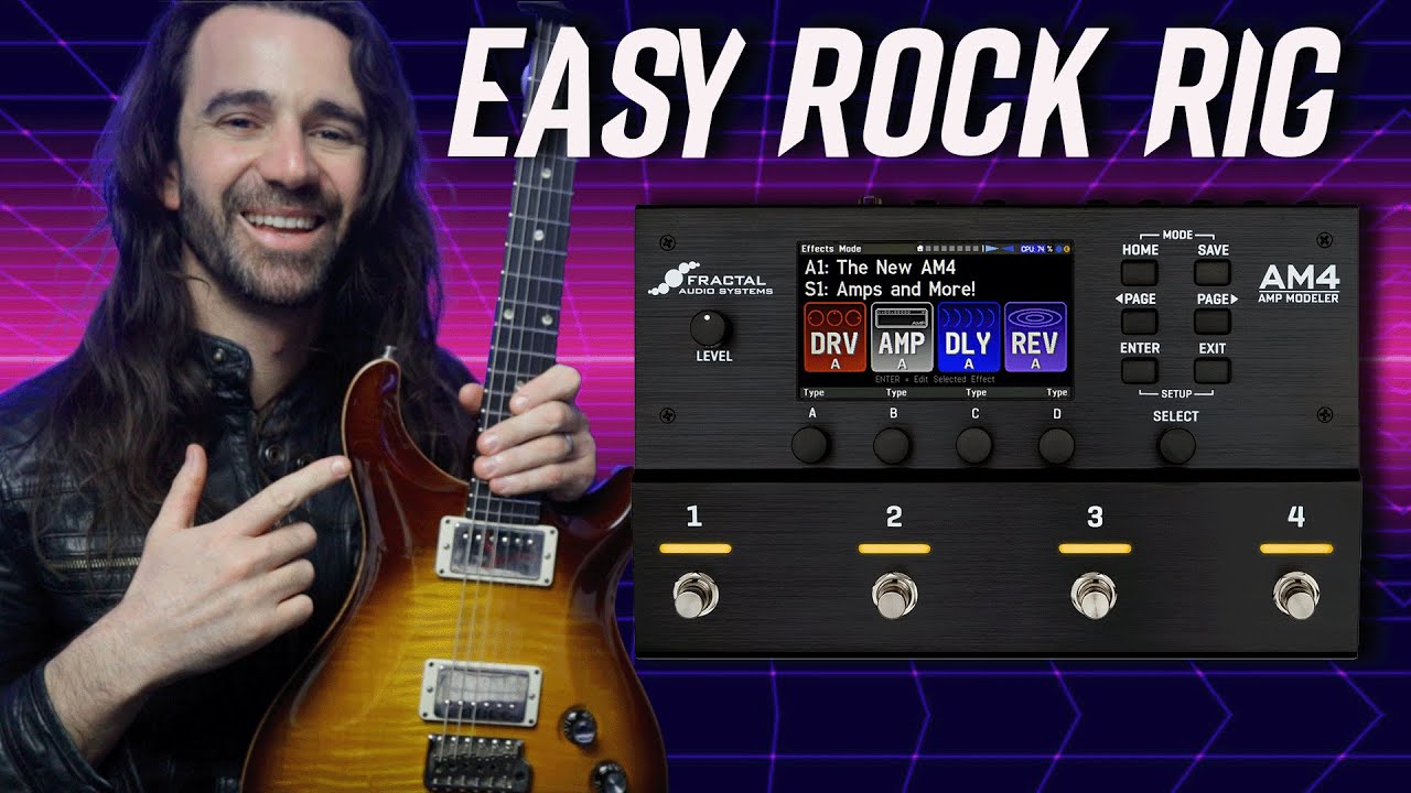 AMT California Sound （メサブギーモデリング） Dialling in an AM4 Rock Rig from Scratch - YouTube
