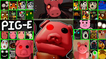 Piggy BOOK 1-2 CHAPTER 1-13 ALL JUMPSCARES Perfectly Normal Piggy game