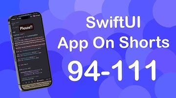 Working With Reset Daily | SwiftUI App On Shorts Compilation | Parts 94-111