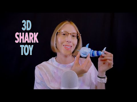 ASMR | 3D Shark - clicking, clacking, whispering