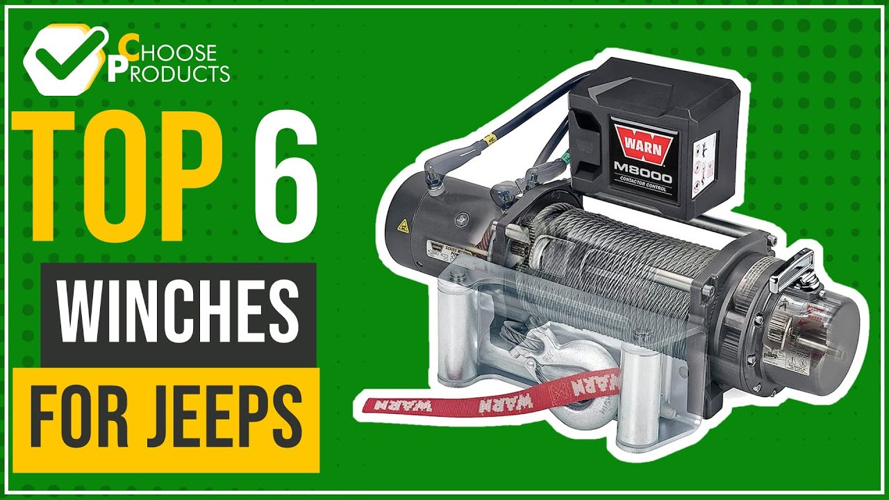 Winches for jeeps Top 6 (ChooseProducts) YouTube