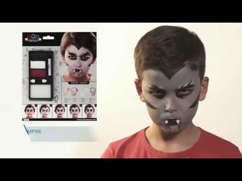 Restaurar Exclusión Sueño Maquillaje de Vampiro para niños | Tutorial HALLOWEEN rápido y fácil -  YouTube