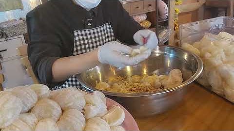 유자 씨 빼는 영상입니다