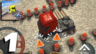 New Truck Parking 2020 Hard Truck Parking Game - Gameplay Part 1 Levels 1-14 (Android,iOS) screenshot 1