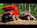 Газель 4х4 пытается показать, что Форду на бездорожье не место!  ... RC OFFroad 4x4