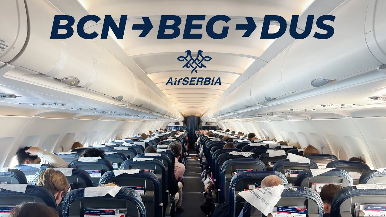 Barcelona to Düsseldorf via... Belgrade! | 2-Day AIR SERBIA Trip Report & City Stopover