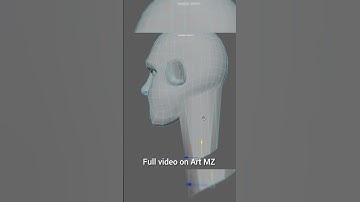 Head, Face. Character 3d Modeling. Autodesk Maya tutorial