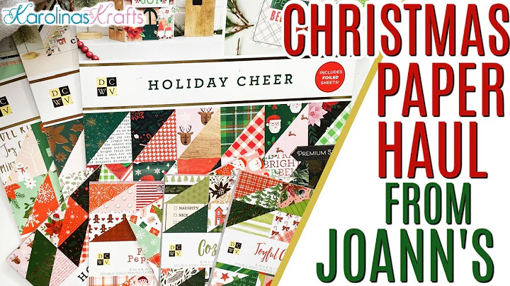 Joann's Christmas Paper Haul & Detailed Flip Throu...