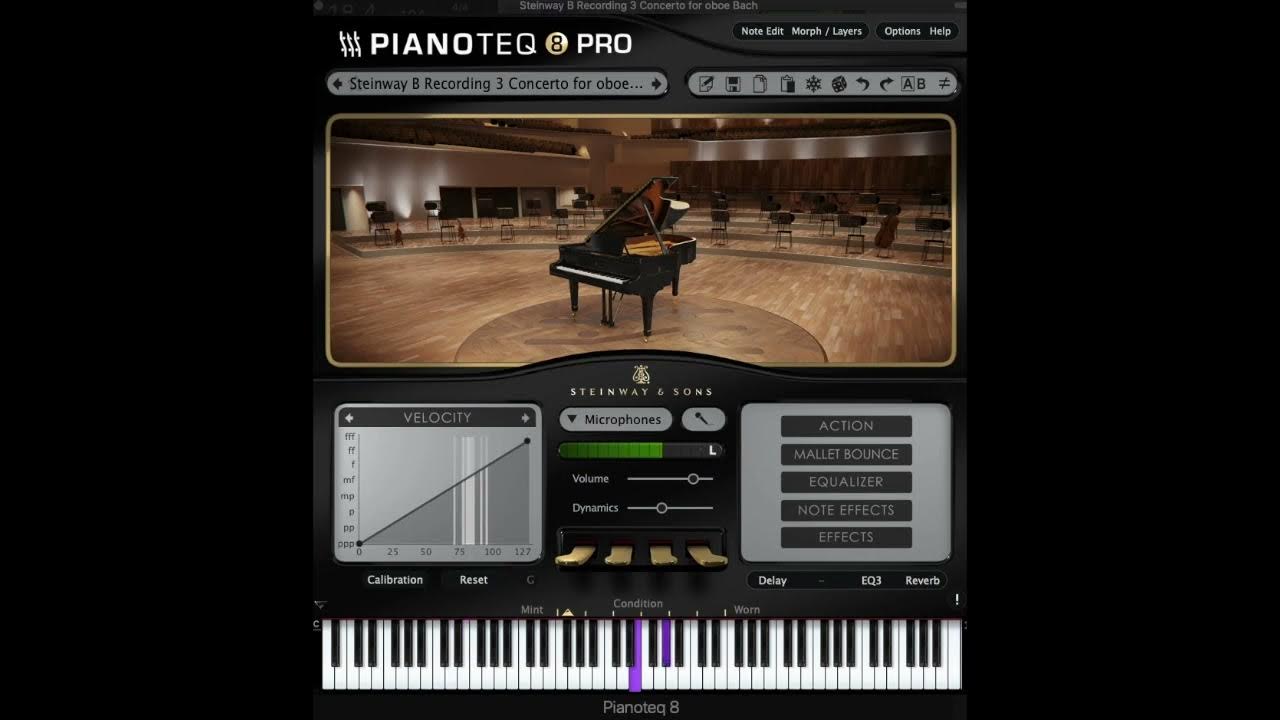 Bach Concerto for oboe d*amore Pianoteq YouTube