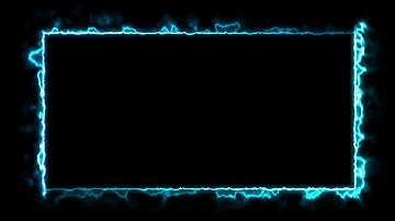 Neon Light Border | Frames Template Video | Glowing Frame Black Screen | Background Loop #73
