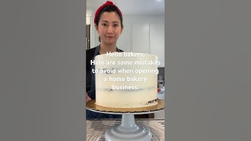 My mistakes before opening a business. #shortfeed  #cakevideos #cake