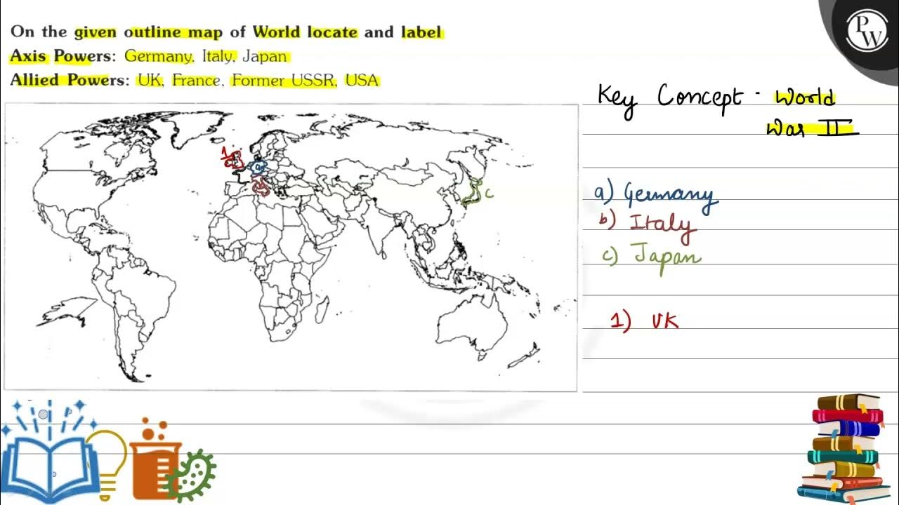 On The Given Outline Map Of World Locate And Label D Axis Powers on-the-given-outline-map-of-world-locate-and-label-d-axis-powers