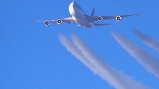 F- GTUI Boeing 747-422 Corsair International flyby