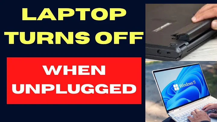 Laptop Turns Off When remove Charger on Windows 11 / 10 Fixed