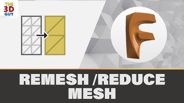 How to Refine & Reduce Mesh in Fusion360