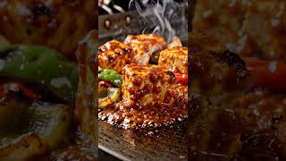 Chilli paneer with chilli suace 😋
