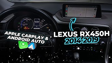 Lexus RX450h Wireless Apple Carplay / Android Auto module integration