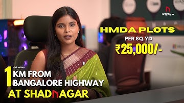 Open percelen nabij Shadnagar Bangalore Highway NH-44 | Betaalbare prijs | HMDA & RERA