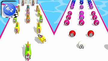 A-Z RUN ❤️‍🔥🏃‍♂️- All Levels Gameplay Walkthrough Android, iOS NEW UPDATE