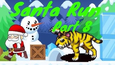 Scratch Tutorial | Santa Run Christmas Platformer | Part 8 | How to create scrolling platformer game