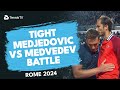 Gripping hamad medjedovic vs daniil medvedev match  rome 2024 highlights