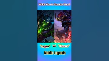 Hanzo VS Argus | Counter Hero Mobile Legends | MLBB Heroes #mlbb #shorts #mobilelegends #counterhero