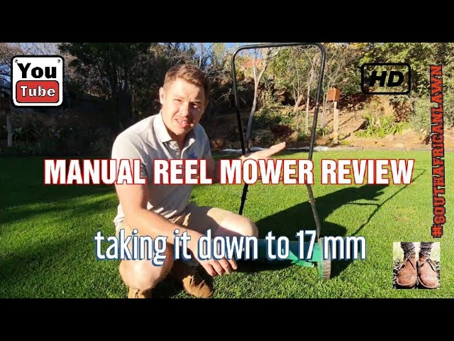 Manual Reel Mower Review. Taking my lawn down to 17mm . IS IT THE BEST MOWER  ??? 