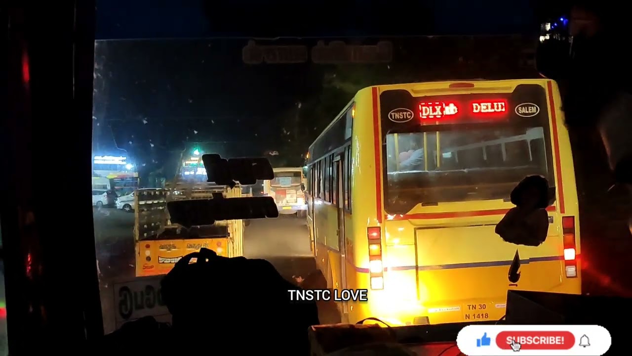 TNSTC heavy chase overtake A/C TNSTC bus . vera level speed 🔥🔥