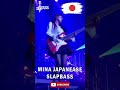 MINA Japanese Slap Bassist ❤😍 #chamisbass #basstabs