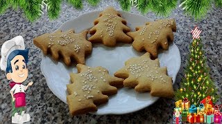 Вкусное медовое печенье к чаю на новый год