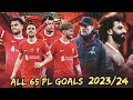 Liverpool   all 65 pl goals so far 202324