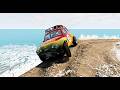 Cars vs Cliff Roads #3 - BeamNG DRIVE | SamZone