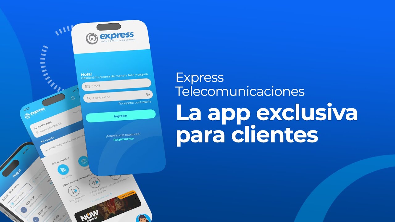 📱 Conocé la nueva app de Express Telecomunicaciones - YouTube