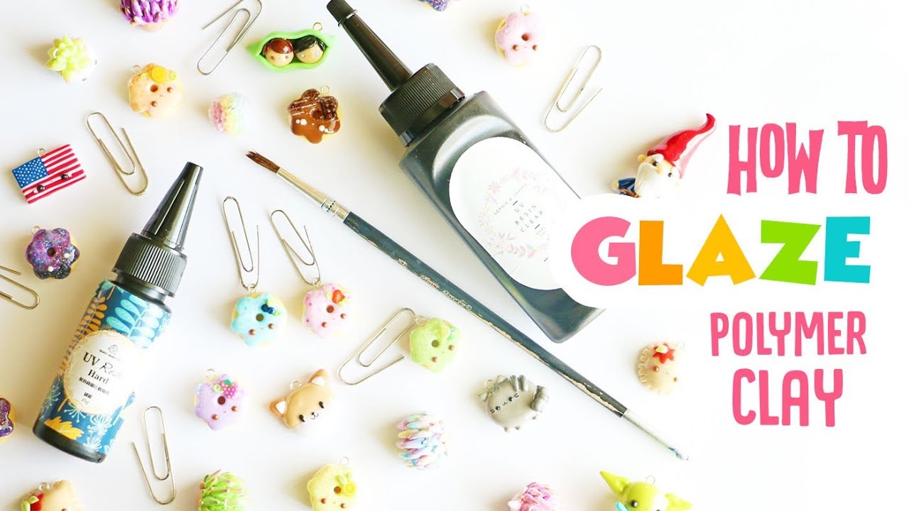 Glazing Polymer Clay With Resin!